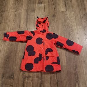 Girls ladybug raincoat